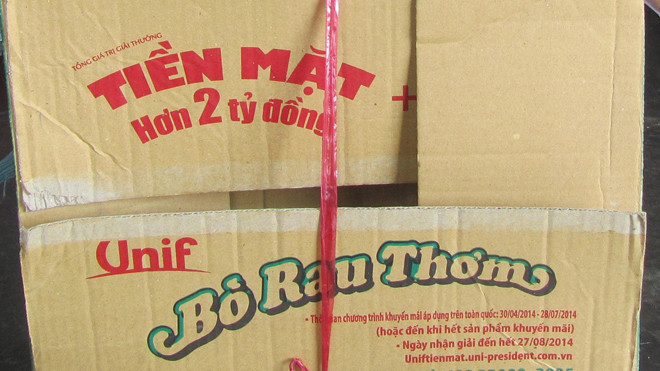 Người mua mì khởi kiện vì Tribeco không trả 100 triệu