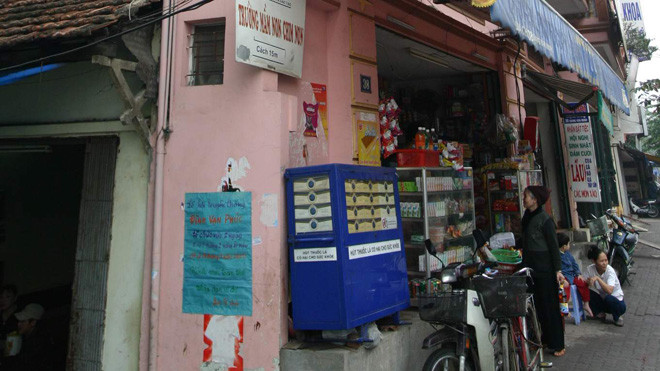 Nhà siêu mỏng đường Giang Văn Minh, Hà Nội. Ảnh: Như Ý