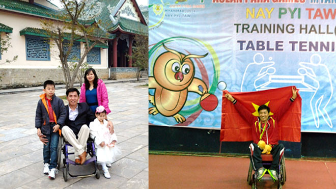 Chuyện tình VĐV khuyết tật