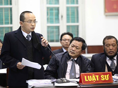 Luật sư tác nghiệp tại tòa. Ảnh minh họa.