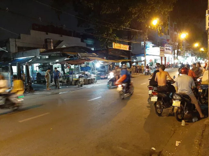 Chợ Hiệp Tân, nơi xảy ra vụ án mạng 