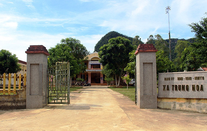 Trụ sở xã Trung Hóa 