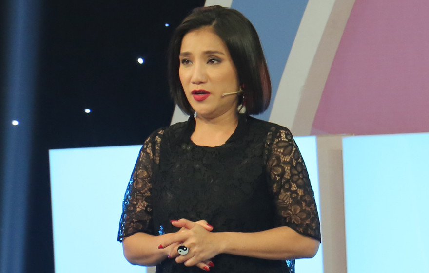 MC Cát Tường trong chương trình Sức Sống Thanh Xuân