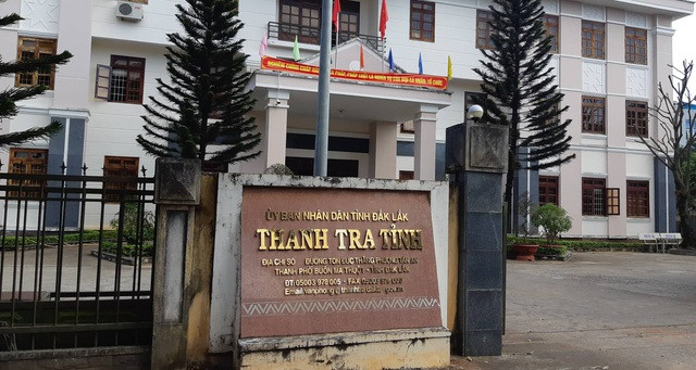 Trụ sở Thanh tra tỉnh Đắk Lắk nơi ông Hiếu công tác 