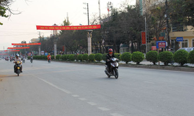 Đường 7/5. Ảnh: dienbientv.vn