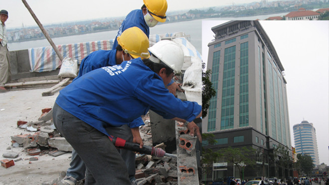 Xử lý công trình sai phạm