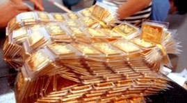 Cấm mang vàng miếng khi xuất nhập cảnh