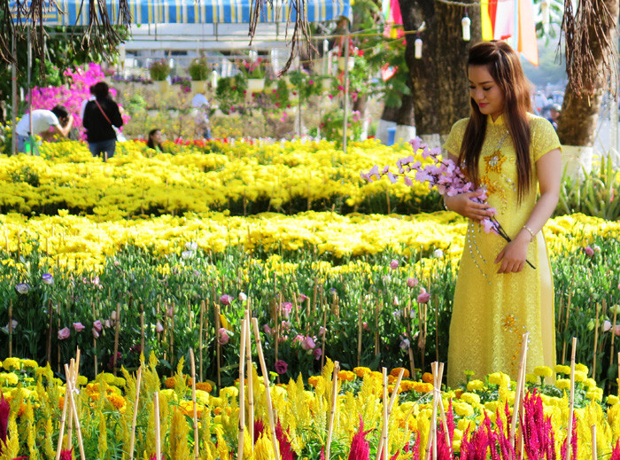 Chợ hoa kiểng Tết Cà Mau đắt khách