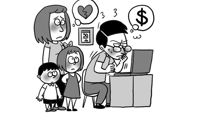 Mải kiếm tiền hết yêu vợ