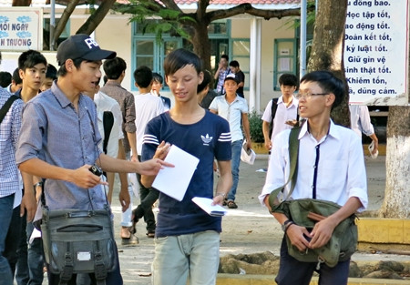  Thí sinh thi vào ĐH Đà Nẵng năm 2014. 