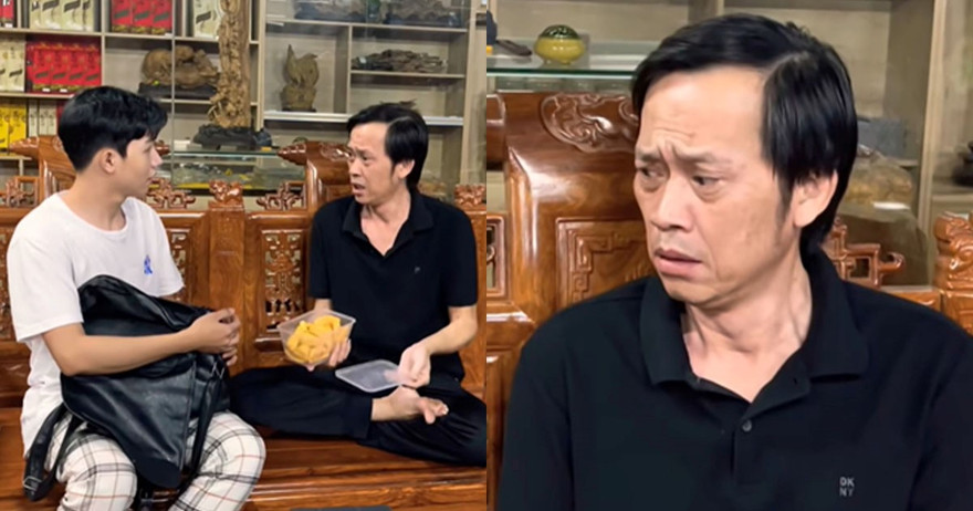 Hoài Linh than trời với con trai nuôi: 'Đúng là nghiệp quật tôi mà!'