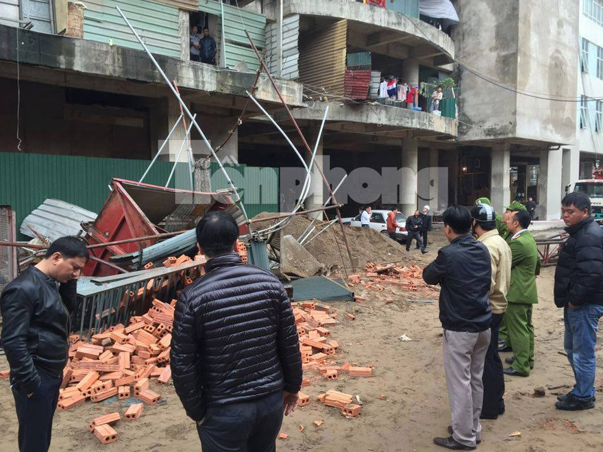 Hiện trường vụ tai nạn. Ảnh: Lê Dương