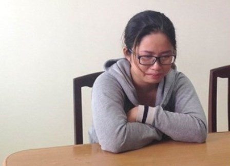 Lê Thị Bích trâm khóc nức nở lúc mới bị bắt 