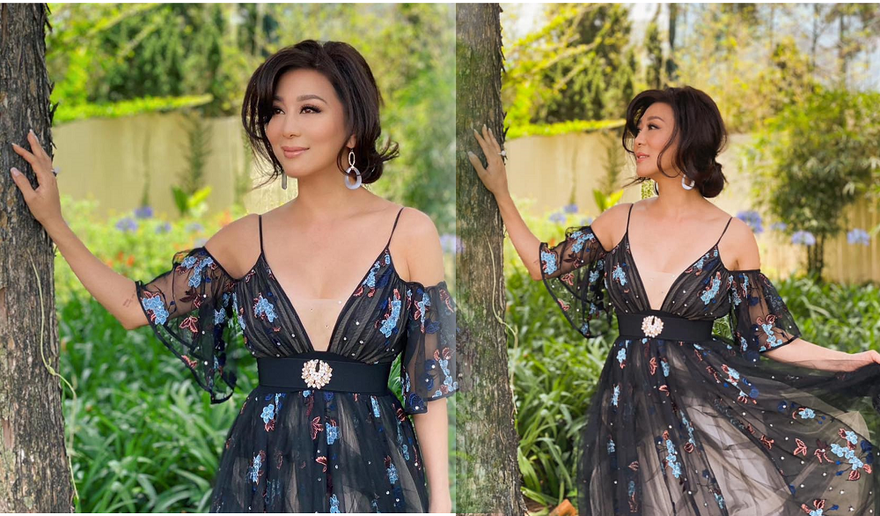 MC Kỳ Duyên diện đầm sexy khoe dáng gợi cảm ở tuổi U60