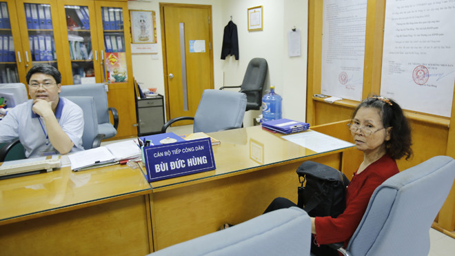 Một buổi tiếp công dân tại trụ sở quận Hai Bà Trưng - Hà Nội. Ảnh: Như Ý