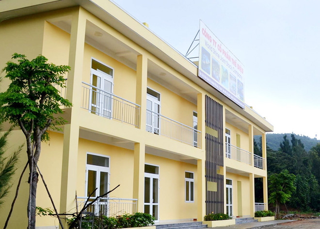 Nhà điều hành dự án. Ảnh: Nam Cường.