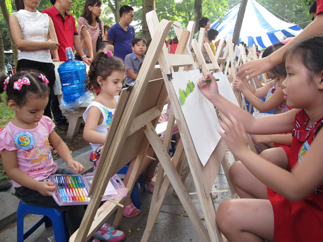 Cuộc thi vẽ tranh: Em yêu Hà Nội