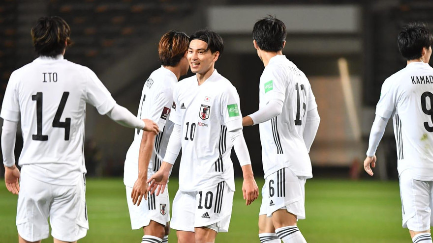 Nhật Bản đè bẹp Mông Cổ 14-0 ở vòng loại World Cup 2022