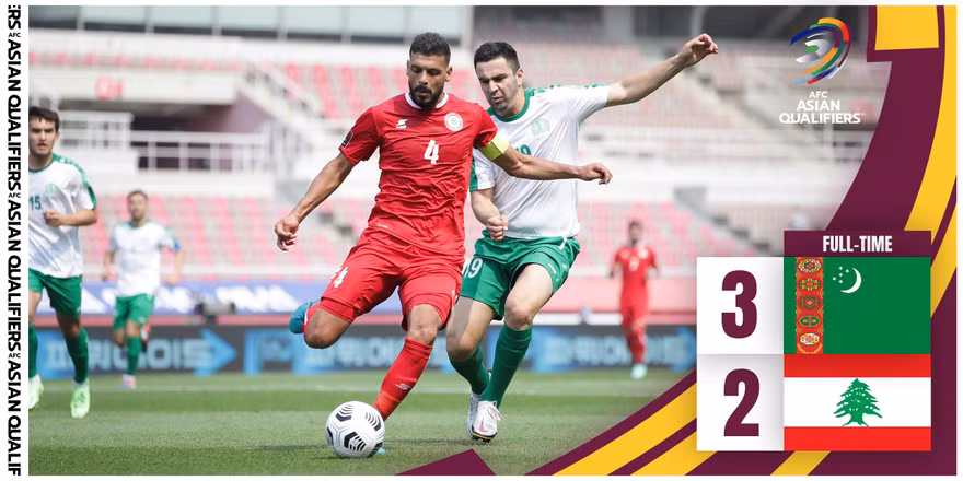 Turkmenistan thắng sốc Lebanon, Việt Nam rộng cửa đi tiếp ở vòng loại World Cup