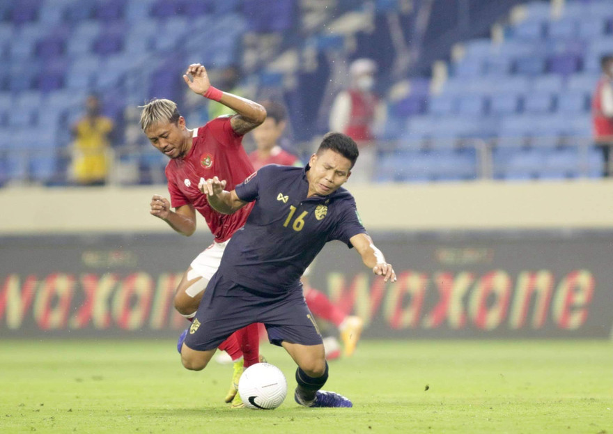 Thái Lan liên tiếp vươn lên nhưng cũng chỉ có nổi 1 điểm - Ảnh: HỮU PHẠM