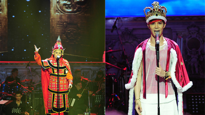 Những trang phục trình diễn gây chú ý tại Chinh phục Đỉnh cao. Ảnh: Lý Võ Phú Hưng