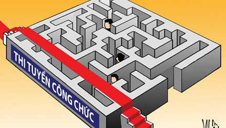 Thanh tra Bộ Nội vụ vào cuộc vụ gian lận thi công chức