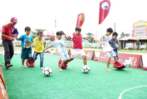 OMO mang sân chơi đến cho trẻ em 
