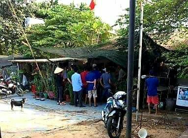 Hiện trường nơi phát hiện nam công nhân treo cổ 