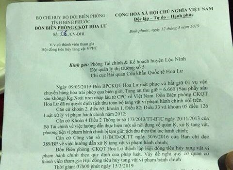 Thực hư chuyện lập ban tiêu hủy tang vật... 6 kg xoài 