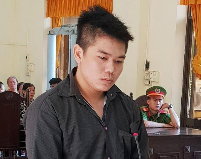 Bị cáo Khang tại tòa