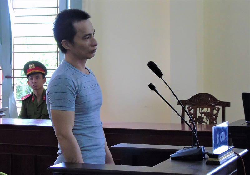 Bị cáo Bỗ tại tòa. Ảnh: Kim Hà