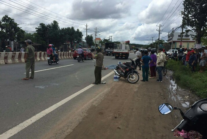 Hiện trường vụ tai nạn 