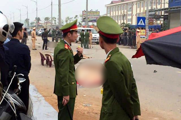 Hiện trường vụ tai nạn