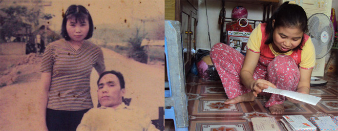 Ngày cưới bên xe lăn của anh Tuấn; chị Thư và những lá thư se duyên