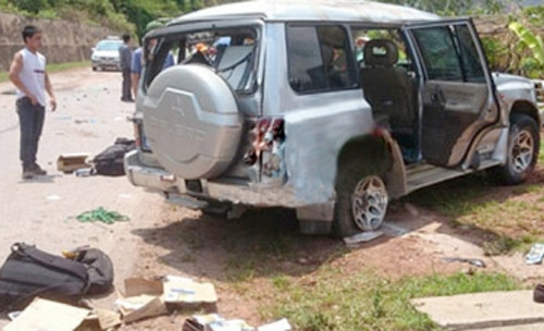 Hiện trường vụ tai nạn