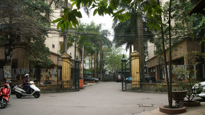 Khu nhà công vụ Hoàng Cầu (Đống Đa, Hà Nội). Ảnh: L.H.V