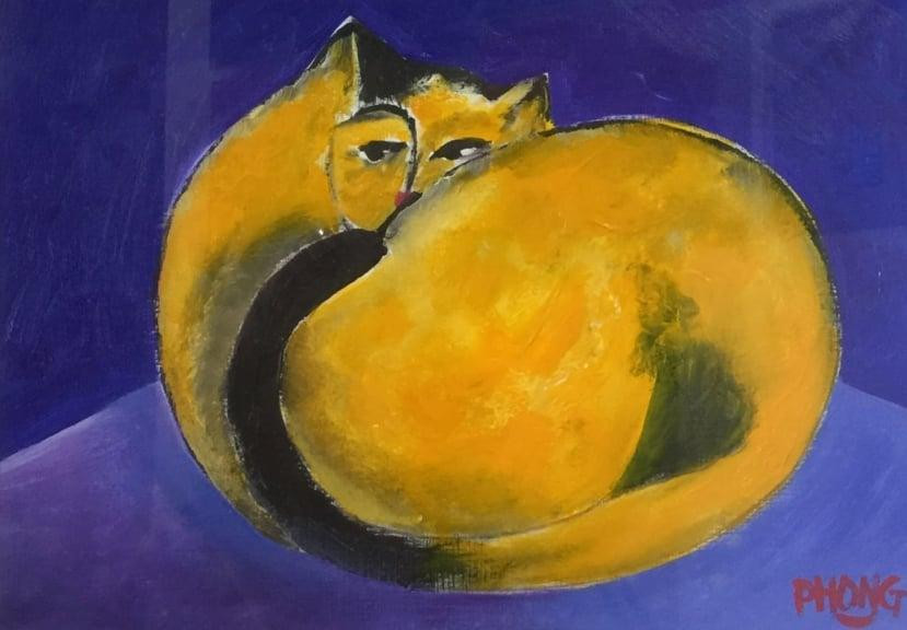 Thư giãn với mèo của Đào Hải Phong