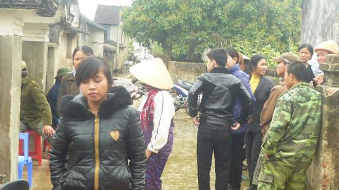 Nơi xảy ra vụ án mạng.