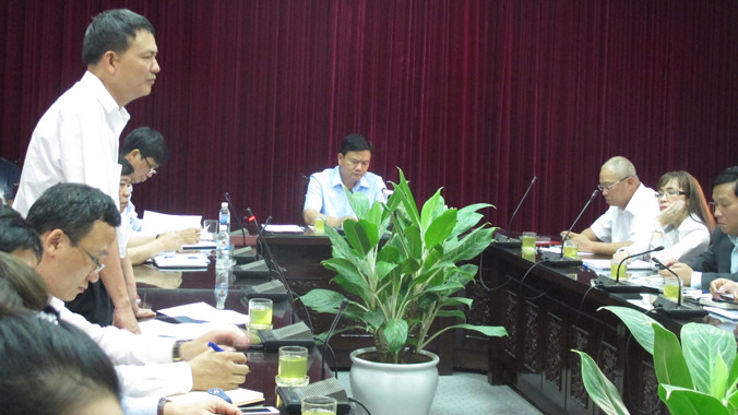 Cuộc họp về sự cố máy bay của VietJet. Ảnh: Sỹ Lực