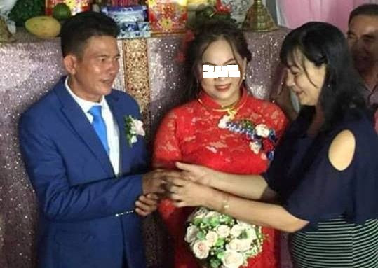 Chân dung Nam (bìa trái) và nạn nhân (giữa)