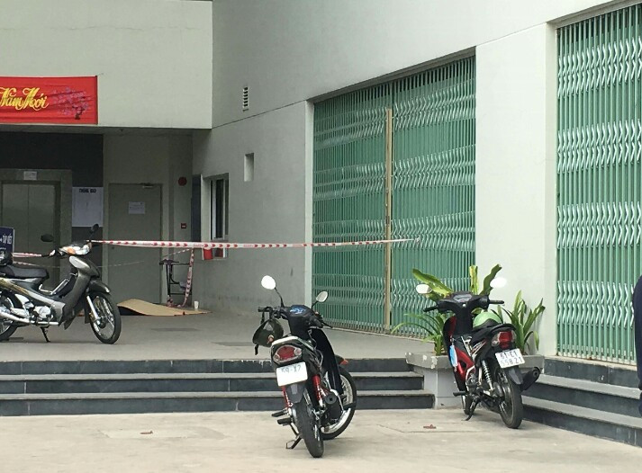 Hiện trường nơi phát hiện cô gái tử vong 