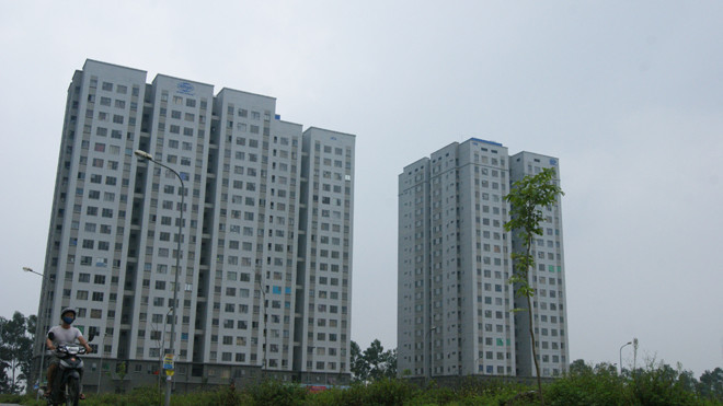 Nhà thu nhập thấp Kiến Hưng (Hà Đông, Hà Nội) chưa có giá bán chính thức. Ảnh: L.H.V