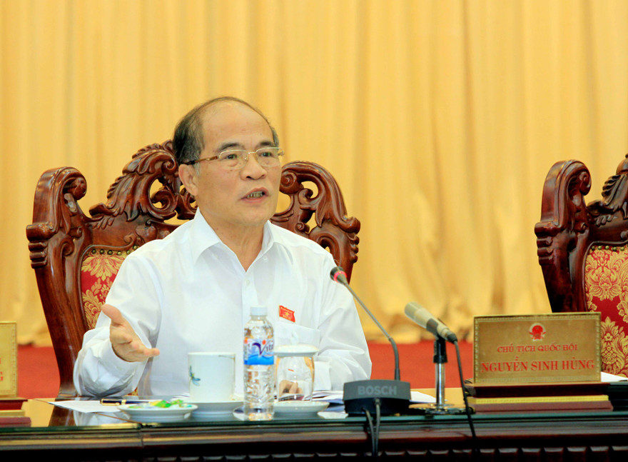 Chủ tịch Quốc hội Nguyễn Sinh Hùng
