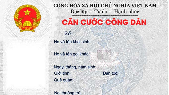  Cấp thẻ căn cước ngay từ lúc chào đời