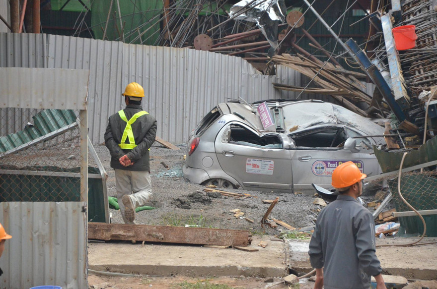 Hiện trường vụ tai nạn. Ảnh: Thanh Hà