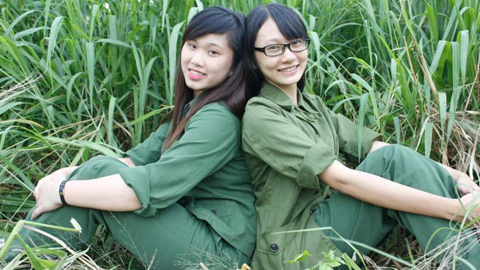 Nữ sinh Đại học Thái Nguyên