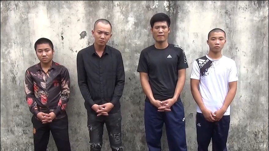 4 đối tượng bị bắt giữ
