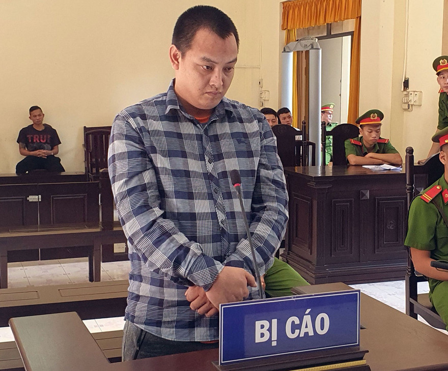 Bị cáo Khổng Cao Trí tại phiên toà.