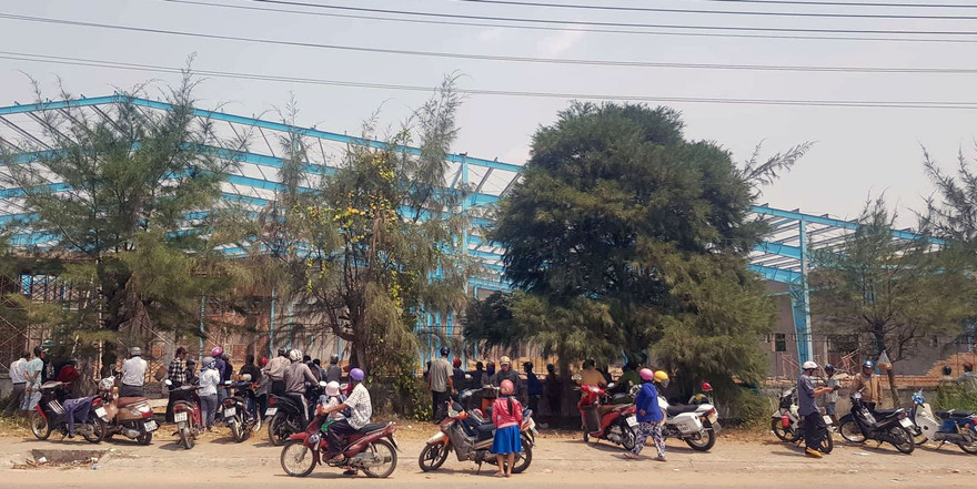 Hiện trường vụ tai nạn.