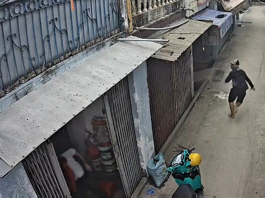 Hiện trường vụ việc.